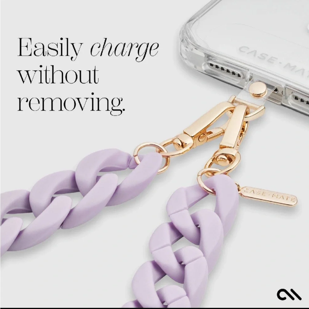 Case-Mate Lavender Chain Phone Crossbody